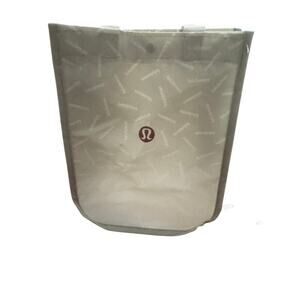 EUC Lululemon Reusable Shopping Bag Snap Closure